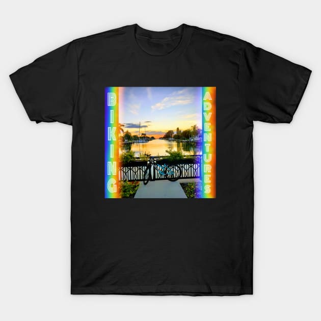 Boca Ciega Bay Biking T-Shirt by Share_1